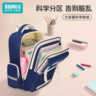 Primary School Students Spine Protection Schoolbag Grade 5-6 Large Capacity Reduce Burden Men Women 