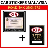 CSM Kia Car Logo  Bundle Roadtax Sticker + VIP