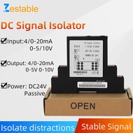 DC Signal Isolator 0-75mV 4-20mA DC Signal Isolator 0-10V 0-5V Galvanic Signal Converter DC24V 1 In