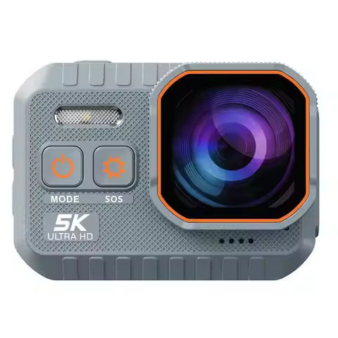 ABUO-Sports Camera 5K UHD Mini Action Camera 30FPS 170° Wide Angle Action Waterproof