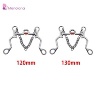 [Menolana] Western Style Horse Bit Copper Mouth Horse Chewing Horse Gag Bit 4" 5''Mouth 7"