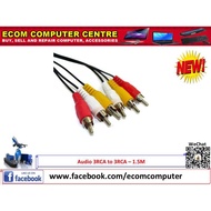 Audio 3RCA To 3RCA -1.5M