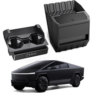 For Tesla Cybertruck Floor Console Organizer+for Tesla Cybertruck Cup Holder Insert