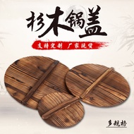 ST/🪁Hua Lux Set Zhangqiu Iron Pot Handmade Fir Pot Cover Household Old-Fashioned round Cauldron Lid Wok Lid Wooden Water