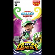 kad boboiboy Galaxy Card Pek Quest Gred S