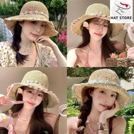 Lovely Floral Embroidered Beach Hat, Fashionable Bucket Hat for Women (P0149HATSTORE)