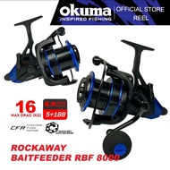 Mesin Pancing Jenama Okuma Rockaway RBF 8000 Baitfeeder Reel | 5+1BB | 16kg Drag | Long Cast Surf Fi