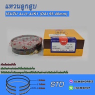 Piston Ring ISUZU D-MAX 4jj1 4jk1 DIA 95.40mm. 3 Rings (SDI10210ZY) 1 Set