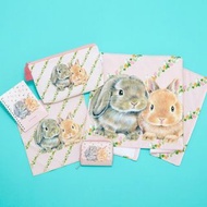 【預購】YOU+MORE! 全新日本門市限定  春日兔兔流蘇毛巾袋