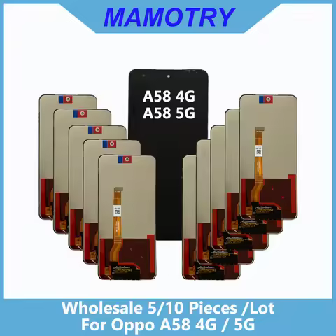 Wholesale 5/10 pieces / Lot 100% Tested For Oppo A58 4G CPH2577 Screen Lcd Display With Touch Assemb