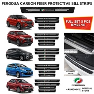 Perodua Car Door Sill Strip Anti Scratch Side Door Step Protector Sticker Ativa Aruz Myvi Alza Bezza 2021