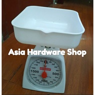 KENMASTER Kitchen Cake Scale 2kg Manual Kitchen Bench Scale 2 Kg