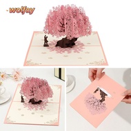 YOLANDA Pop UP Love Card Love Blessing  for Wife and Girlfriend Gift Anniversary Greeting Card