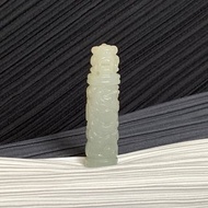 天然翡翠 玉印 招財貔貅 印章 開運印鑑 免費開光