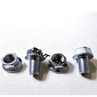 Flange Bolt M10x15 + Flange Nut M10 Bolt 14 M10 Bolt M10 Nut