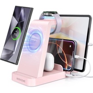 Wireless Charger for Samsung, 5 in 1 Wireless Charging Station for Samsung, Charger Dock Stand for G