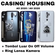 CASING HOUSING FULLSET OPPO A5 / A9 2020 BACKDOOR + BEZEL + FRAME NEW