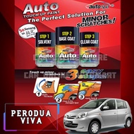 PERODUA VIVA Original Autospa Touch Up Paint - Scratch Removal - CAT KERETA [ SOLVENT or BASE COAT o