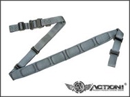 【Action!】售完）美國MAGPUL真品 - MS1 Padded Sling 肩墊型 雙點槍背帶（GRAY灰色）