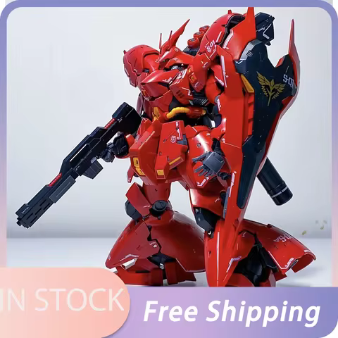 New Stap Mode Rg 1/144 Sazabi Msn-04 Action Figurine Model Kit Action Figures Robot Figuine Plastic 