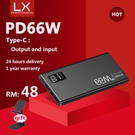 PD66W Power Bank 100000mah Origina Fast charging Type-C Powerbank 20000MAH - 50000mah