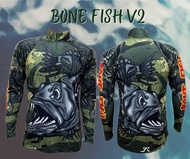 JK Thailand เสื้อตกปลา BONE FISH V2 ป้องกันรังสี UV 80% แห้งเร็ว