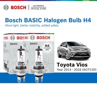 Bosch H4 Halogen Headlight Bulb (60/55W) set of 2 for Toyota Vios NCP150 (non-projector type)