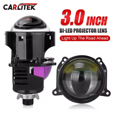 2pcs 3.0 Inch Bi Led Projector Lens Headlights For H4 H7 Audi 9005 9006 170W 90000LM Double Lens Dua