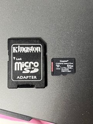 Kingston micro sd 64GB 數據卡