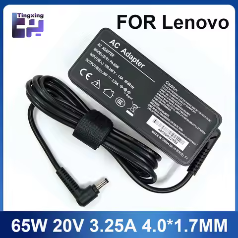 20V 3.25A 65W 4.0*1.7mm AC Laptop Charger For Lenovo IdeaPad 330s 320 100-15 B50-10 YOGA 710 510-14I