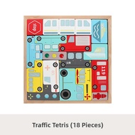 Educational Wooden 3D Jigsaw Puzzle Blocks