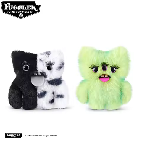 Original Fuggler Baby Baddies Keychain Plush Toys Fugglers Funny Ugly Monsters Stuffed Peluche Penda