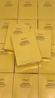 現貨 💖ULTRA V IDEBENONE SIGNATURE MASK艾地苯黃金面膜(1盒10片)