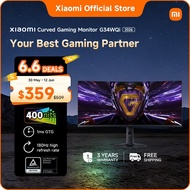 Xiaomi 34” Curved Gaming Monitor G34WQi 2026 – 180Hz WQHD Ultrawide 1ms FreeSync Premium HDR400