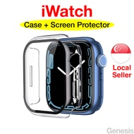 Genesis Watch Case for Apple iWatch Ultra Series 9 8 7 6 SE 5 4 Screen Protector Cover 49mm 45mm 44mm 41mm 40mm
