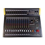 (FREE Wired Mic) DENN DQX-12ARB 12-Channel Powered Mixer