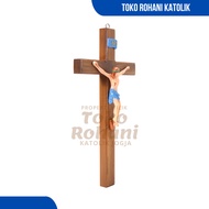 CATHOLIC WALL CROSS FIBER CORPUS CATHOLIC HANGING CROSS/ CATHOLIC WALL DECORATIVE/ JESUS STATUE CROS