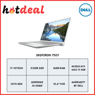 Dell INSPIRON 7501 - i7,16g, 512gb SSD, Nvidia 1650 TI 4GB, FHD