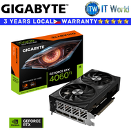 Itw | Gigabyte RTX 4060 Ti Windforce OC V2 8GB GDDR6 Geforce Graphic Card (GV-N406TWF2OCV2-8GD)