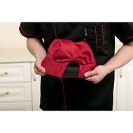 【Malaysia Ready Stock】Chef hat hotel restaurant waiter kitchen top hat adjustable working topi chef