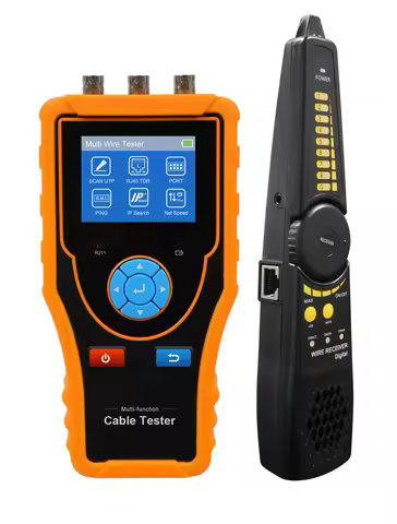 2.4 inch network cable tester RJ45 RJ11 BNC cable digital wire tracer tracker with port flicker ping