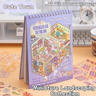 Sweet Home.my Kids 3D Sticker Book Miniature Scene PET DIY Activity Book Focus Fine Motor Skills Gif