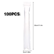 Bahan Plastik Model Diy Es Krim Popsicle Plastik Es Lilin 100pcs Kantong Cetakan