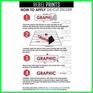 ☜ ➖ ➻ PHANTOM Bike Frame Vinyl Sticker Decal for Mountain Bike and Road Bike and Fixie