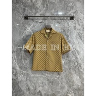 Fashionable Wear, All-Match, Double Button Linen Short-Sleeved Equestrian Shirt Set Series