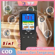 8 In 1 Air Quality Detector AQI Detector Air Particle Monitor