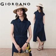 GIORDANO WOMEN Women Pure Cotton Dress 18466212