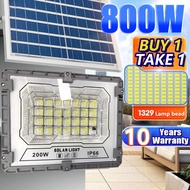 1200W Lampu tenaga surya IP67 Waterproof lampu solar cell outdoor 