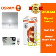 Osram Bulb 3930 - 4038 T4W 24V 4W - Signal Lamps- Metal Base