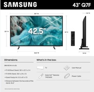 Samsung 43吋 4K 電視機 QA43Q7FAA